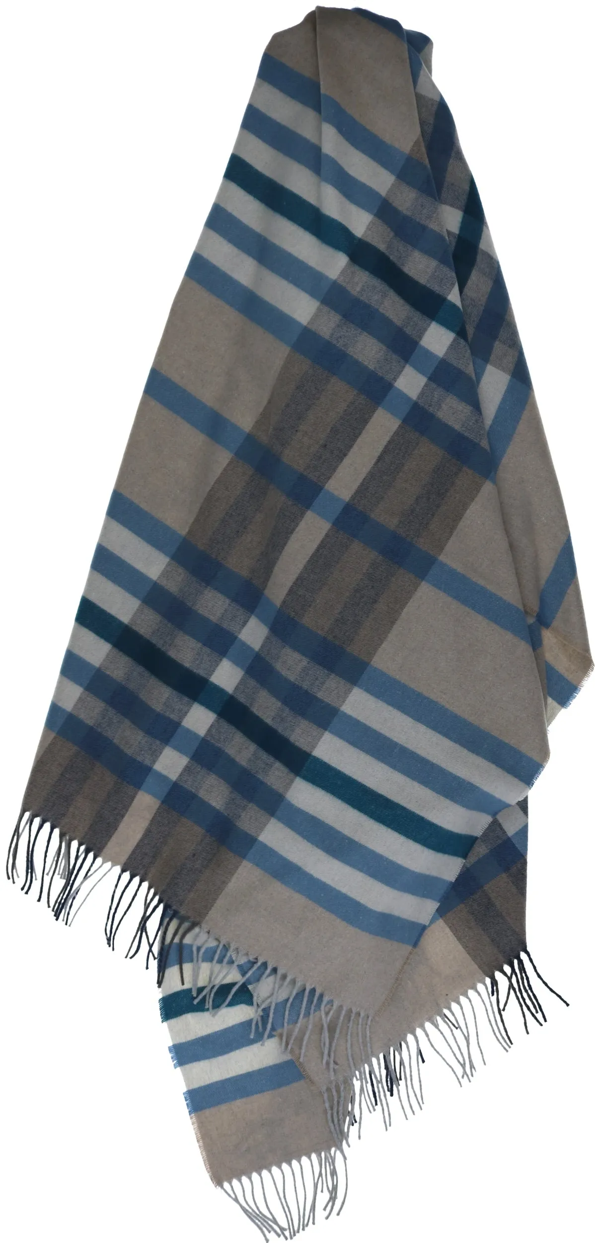 Sustainability Edition Modern Plaid Cashmink Throw