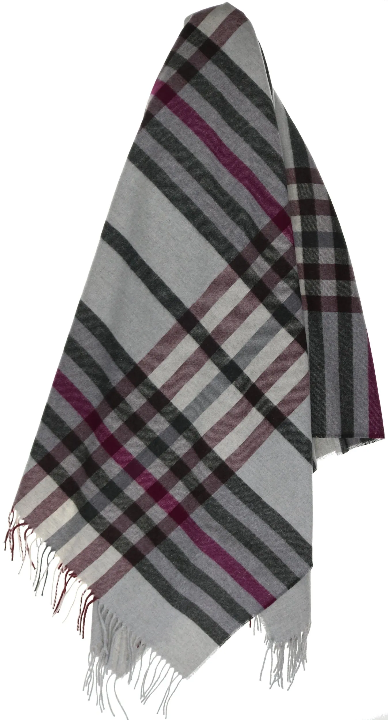 Sustainability Edition Modern Plaid Cashmink Throw