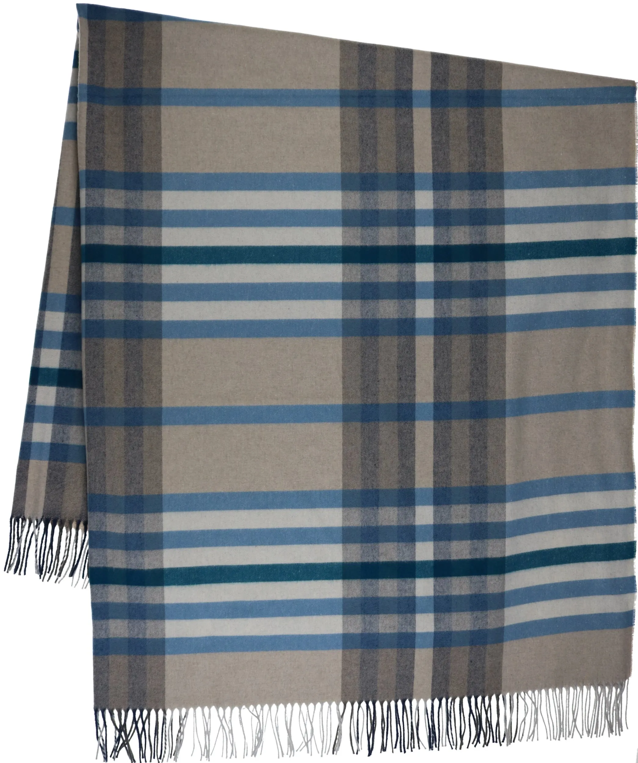 Sustainability Edition Modern Plaid Cashmink Throw