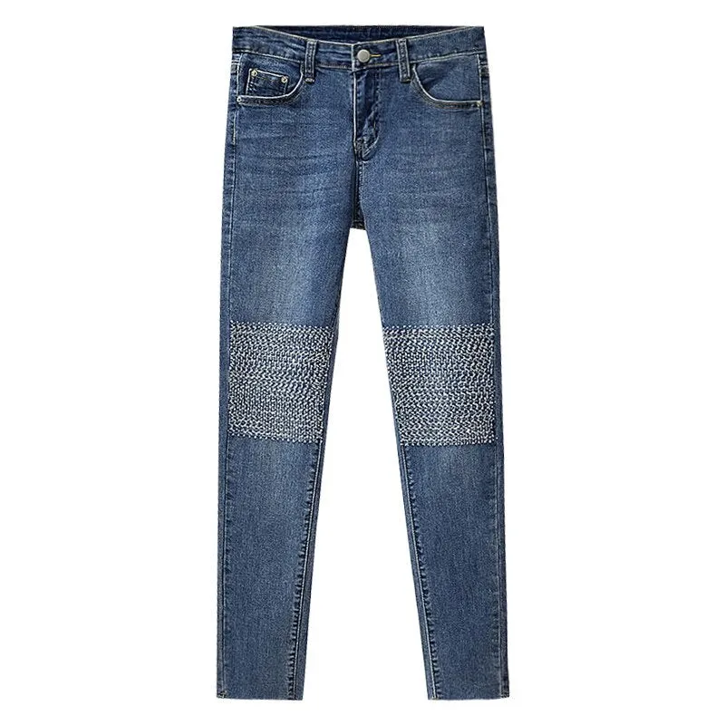 Women's Diamond-Studded Jeans